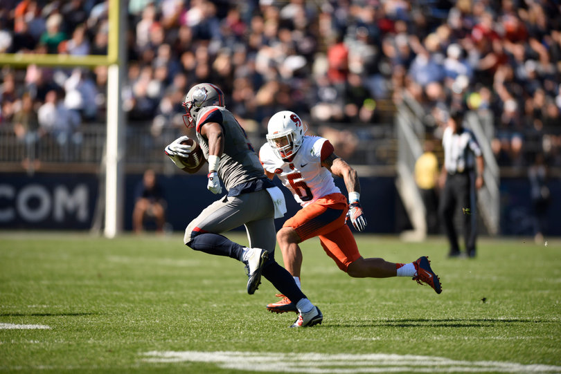 Sixteen SU defenders registered tackles.