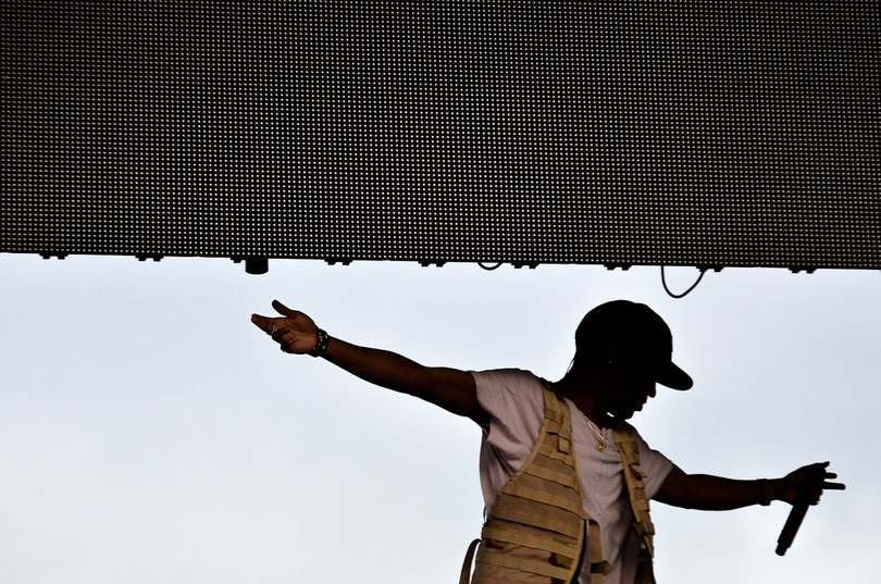 Big Sean closed the show as the headlining artist at Juice Jam on Sunday. 