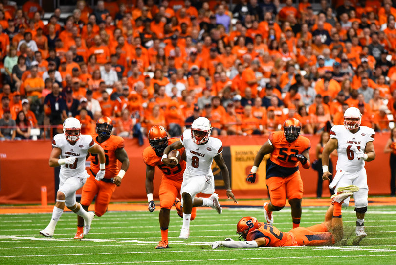 Jackson makes SU's defense miss, something he did consistently throughout the night.