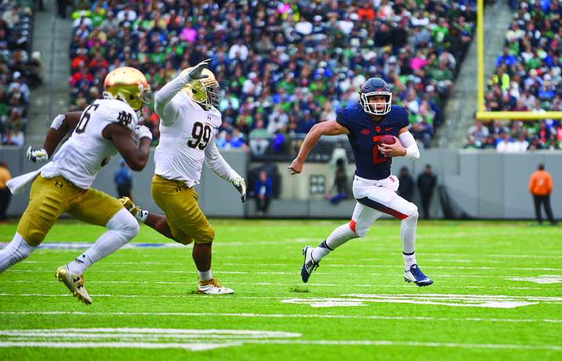 Eric Dungey ranks 5th in the nation in passing but the growth in his running game is noteworthy too