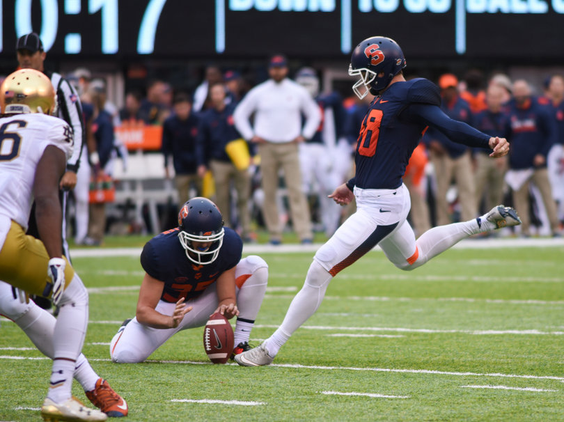 Cole Murphy made three of his four extra points and missed a 40-yard field goal. His first extra point attempt was blocked and returned for a score.