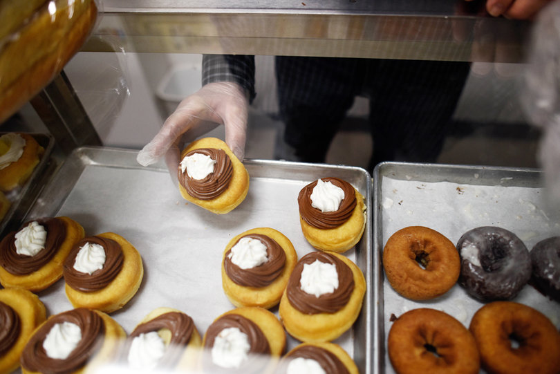 When the bakery moved from one Brighton Ave. location to another, it was forced to say good bye to it's 100-year-old brick ovens.