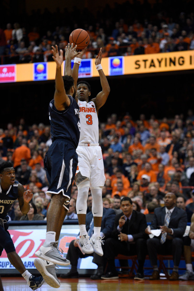 Half of White's points came on 3-pointers.