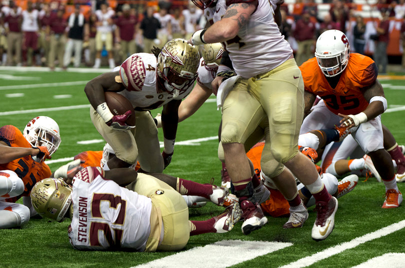 Cook's four touchdowns and 225 yards dominated SU.