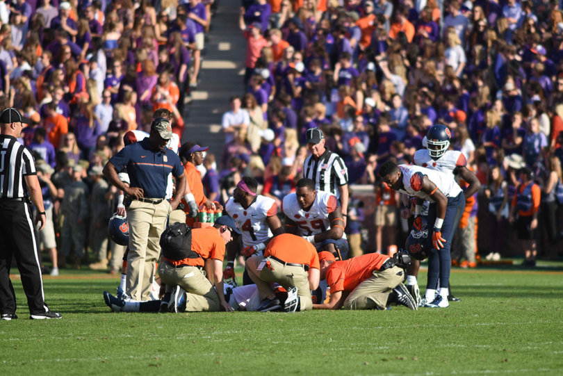 Dungey's season ended just like it did a year before: missing the last few games of the year after taking a hit near the head. He was knocked out of the game against Clemson and never returned for the season.
