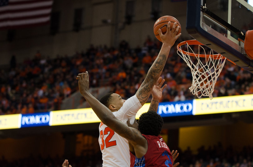 Coleman goes up for another layup. He also finished with seven points, finding success on the inside early in the first half. 