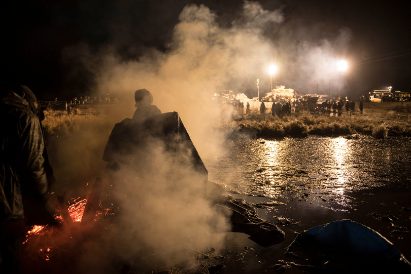 In addition to some SU students going to Standing Rock to protest, efforts were made at the university to gather non-perishable food and warm clothing for the Standing Rock water protectors.