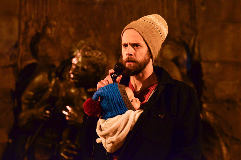Ben Kuebrich, an SU alumnus, has participated in protests on and near campus before.