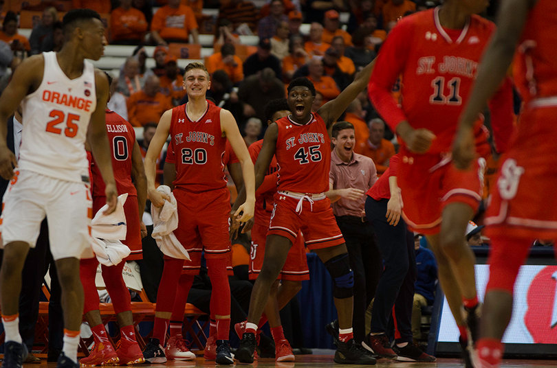 The Red Storm's victory was the third straight over Syracuse.