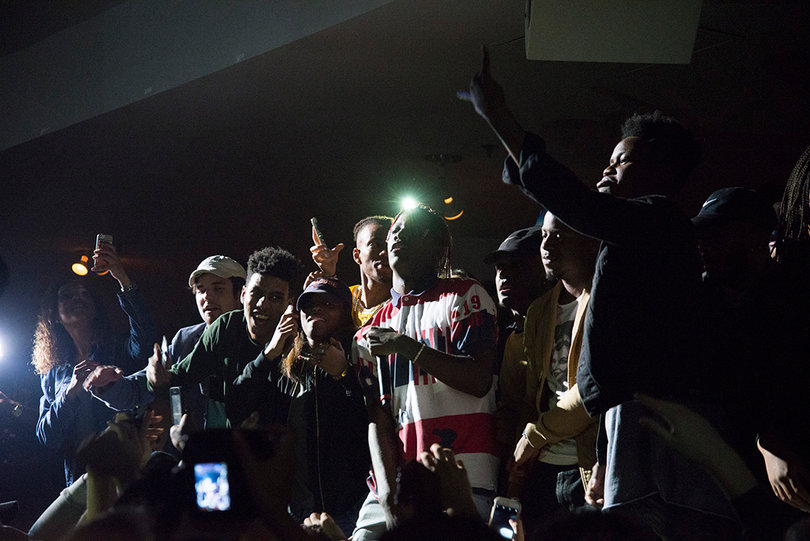 1,500 students filled up Goldstein Auditorium to watch the concert.