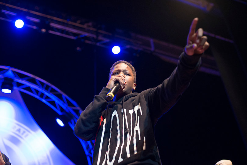 Smooky Margiela is a 14-year-old hip-hop artist.