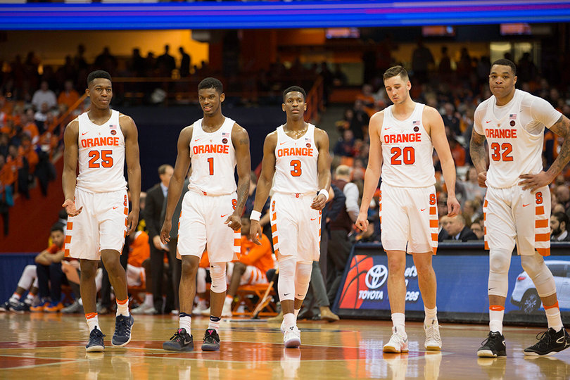 Syracuse's starters accounted for 76 of its 77 points.