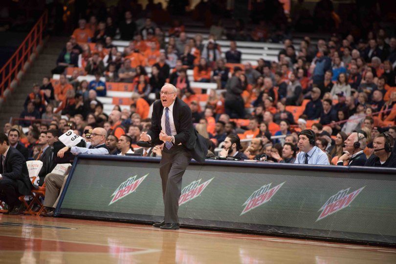 Syracuse head coach Jim Boeheim played Taurean Thompson over Dajuan Coleman after the latter started the game. 