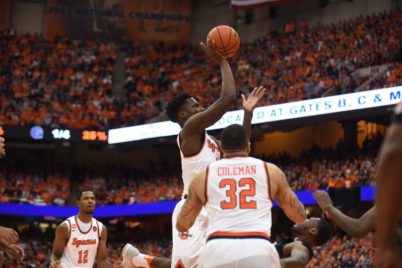 Senior forward Tyler Roberson's struggles continued. He didn't score on Saturday and has scored only 12 points over SU's last six games. 