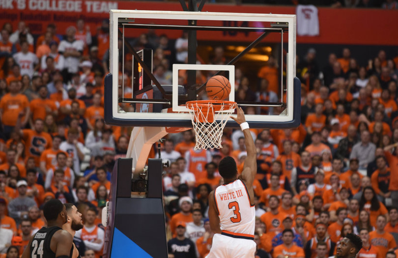 Andrew White, who played the whole game, had just 12 points on 3-of-11 shooting.