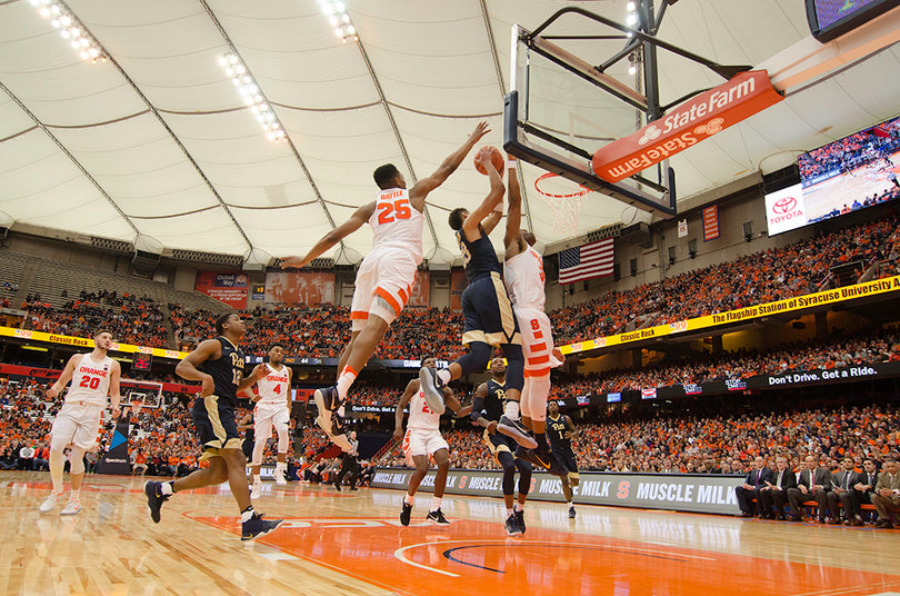 The Orange blocked nine shots and grabbed seven steals collectively. 