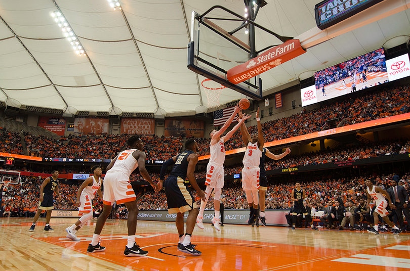 Even though it avoided easy PIttsburgh put-backs, Syracuse was outrebounded.