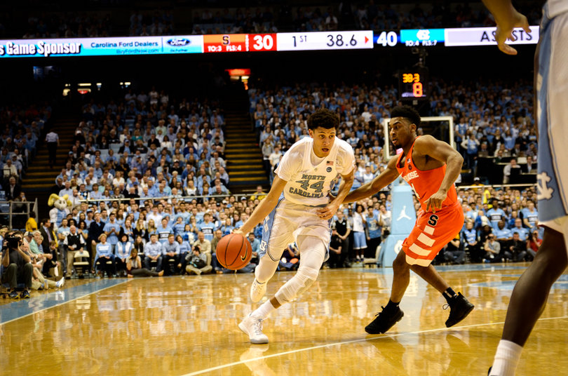 UNC's Justin Jackson had 19 points and 10 rebounds. 