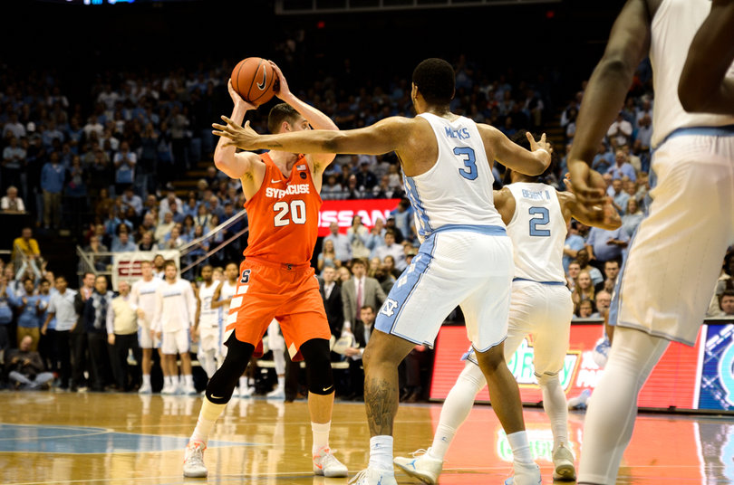 Sophomore forward Tyler Lydon carried Syracuse, scoring a game-high 26 points on an efficient 11-of-14 from the field and 3-of-5 from deep. 