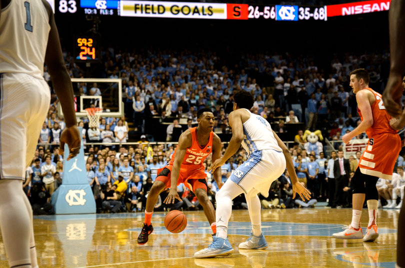 UNC's strong man-to-man defense held Syracuse to under 70 points for the first time since SU's blowout loss to St. John's on Dec. 21.