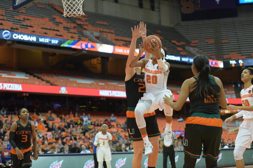 When she didn't pull up, Sykes got to the rim with relative ease on Sunday. 