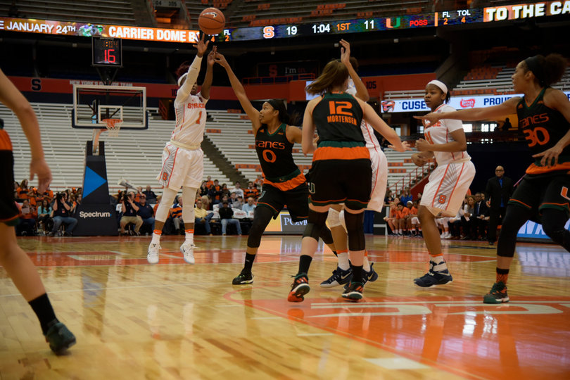 Sykes went 2-of-7 from deep. As a team, Syracuse shot 8-of-29 from 3. 