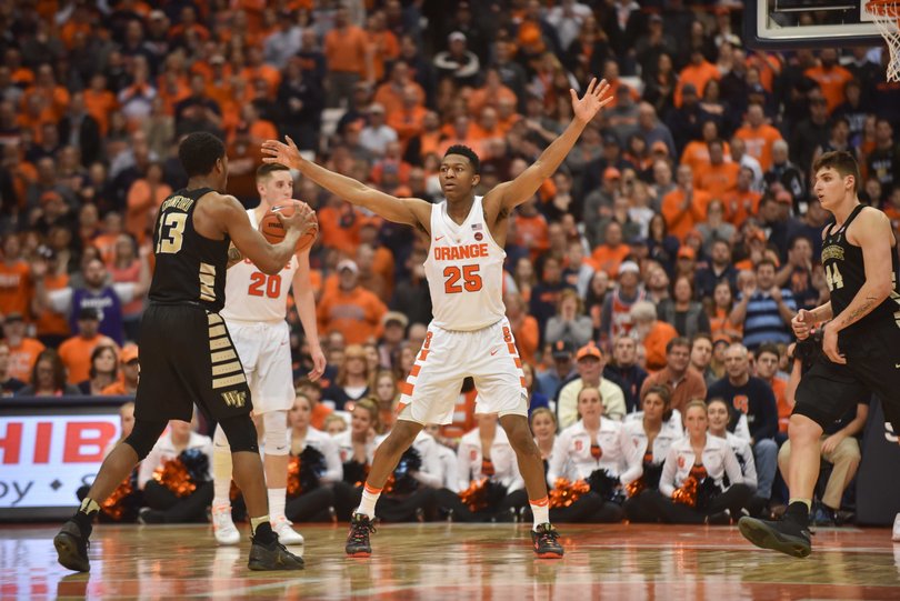 Tyus Battle played all 40 minutes for the fifth time in seven games on Tuesday night.