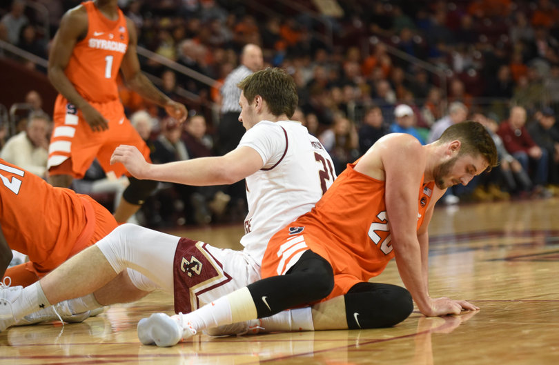 SU sophomore forward Tyler Lydon had a double-double (17 points, 12 boards) in the defeat. 