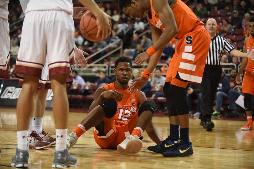 In his first career start, freshman forward Taurean Thompson had 14 points, three boards, two blocks and two steals. 