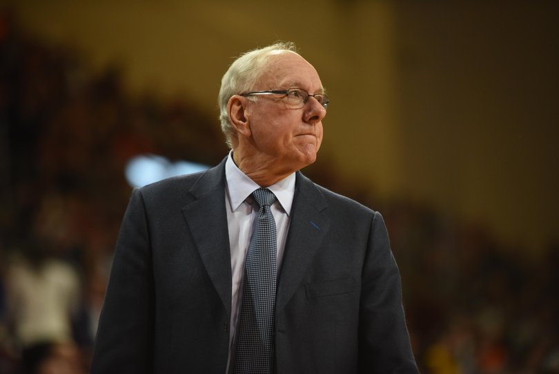 Boeheim looks on. 