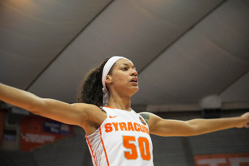 Briana Day scored a career-high 31 points, had 14 rebounds and tallied three steals. 
