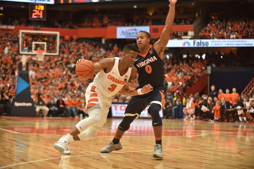 Andrew White was one of two Syracuse players to lead the team with 23 points.