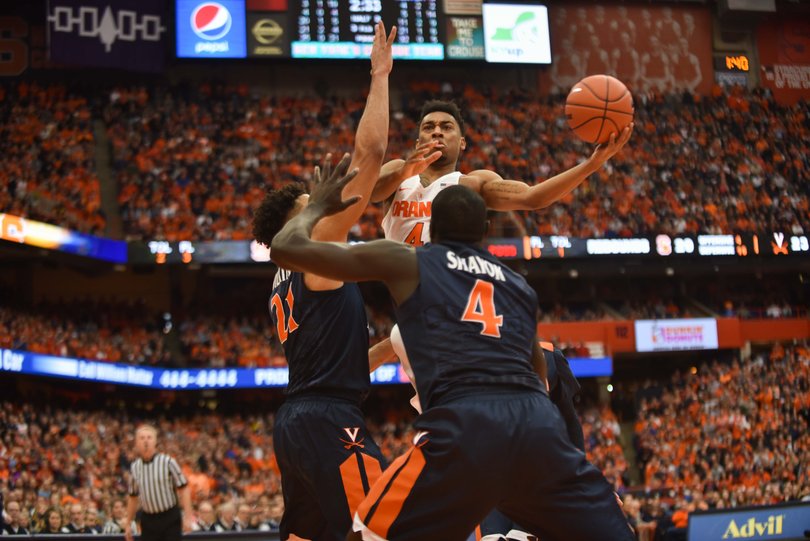 John Gillon struggled early in the game but hit a big shot late in the game.