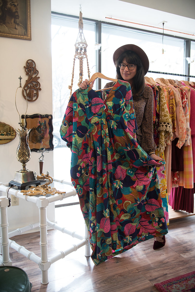 Shauna Diliberto is referred to as the shop's resident clothing expert.