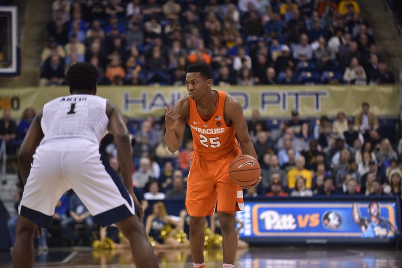 Battle was responsible for the game-winning 3-pointer in the last game against Clemson but couldn't play many minutes against Pitt. 