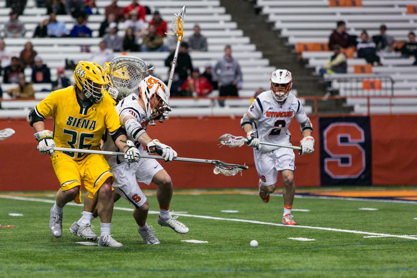 Syracuse picked up 50 groundballs to the Saints' 20. 