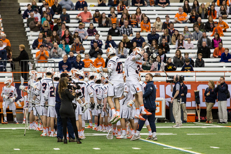 Syracuse's starting lineup featured several new faces, especially since sophomore All-American defender Nick Mellen is out with an injury. 