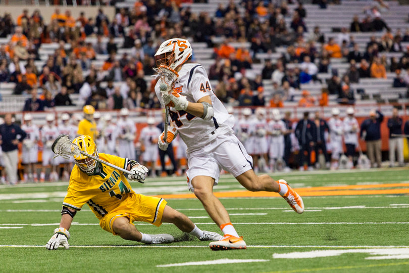 In total, SU had 54 shots to Siena's 26. 