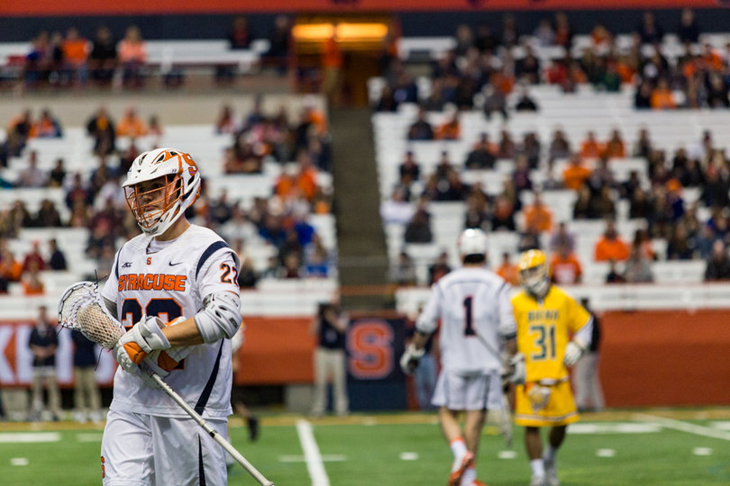 Almost 3,000 fans filed into the Carrier Dome to see the upstate New York foes match up. 