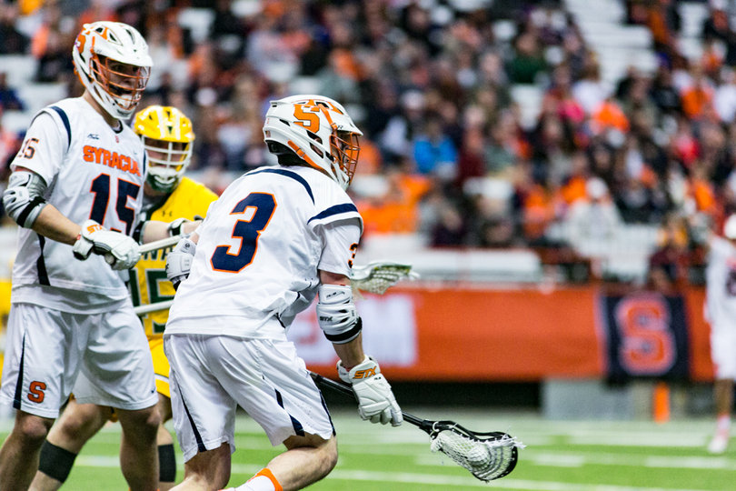 Solomon wears No. 3 in honor of former SU All-American Liam Banks. 