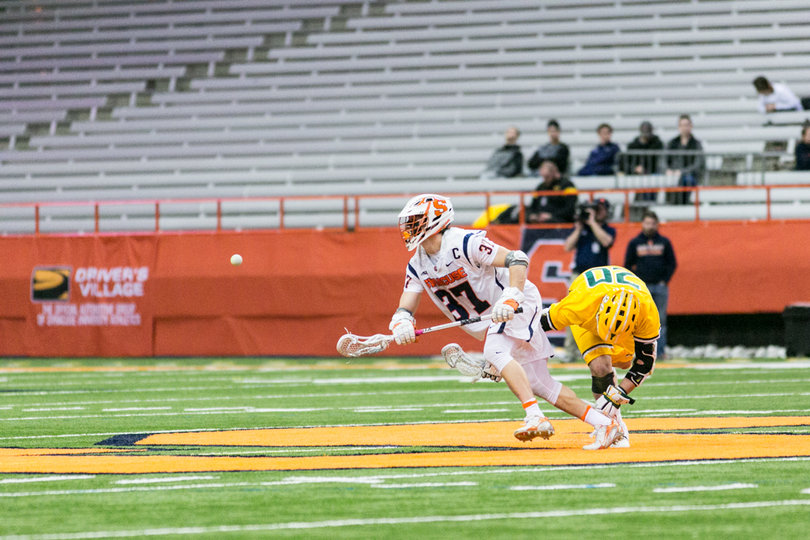 Williams is among the best in SU history at the X. Winning 68 percent of faceoffs today against Siena only proved how vital he is when it comes to jumpstarting Syracuse’s offense.