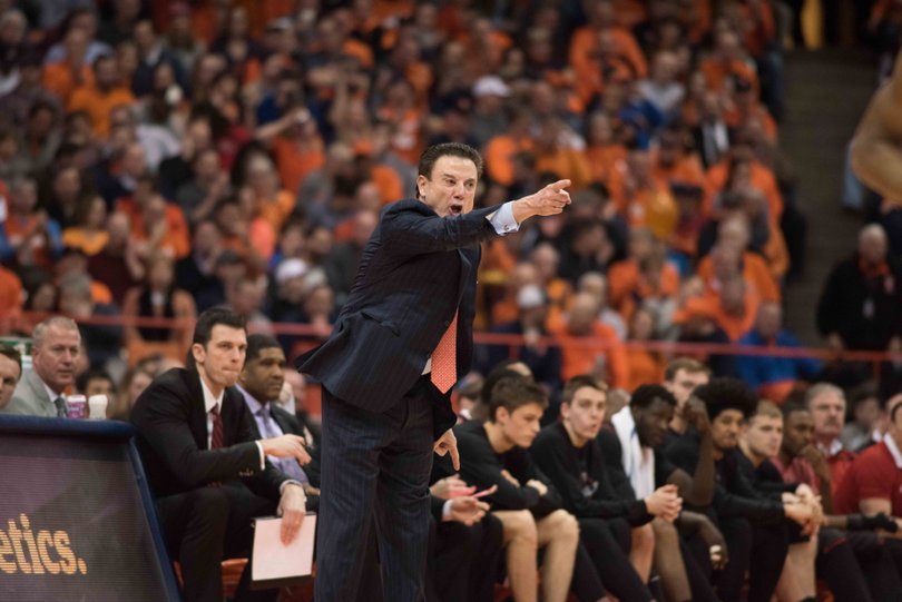 Louisville head coach Rick Pitino has a Cardinals team rolling. SU has lost its last two games against Pitino's teams. 