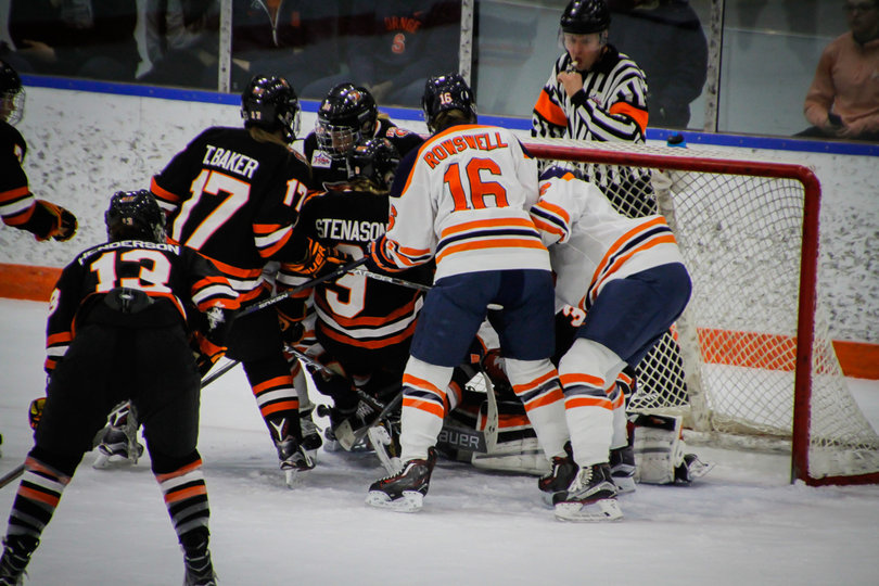 Syracuse tallied 38 shots on Friday night against RIT, a season high. 