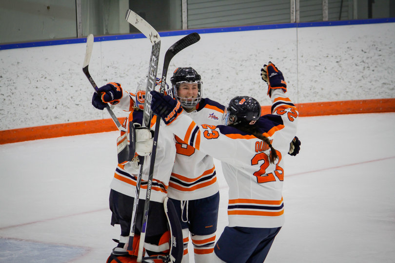 The Orange celebrated two goals on Saturday against a team far below .500. 