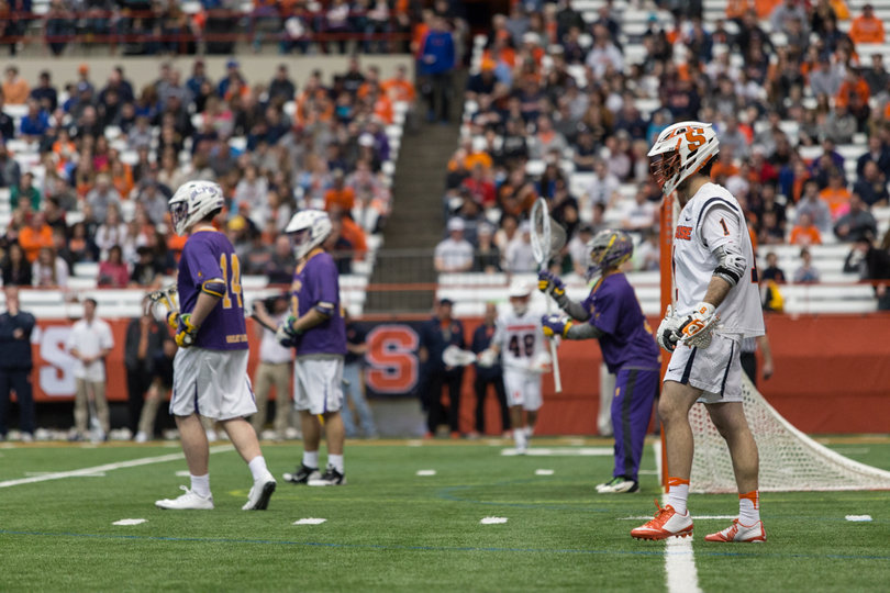 Brad Voigt scored a man-up goal.