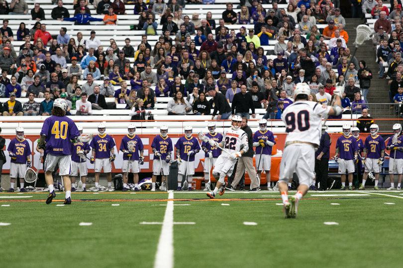 Austin Fusco calls for the ball.
