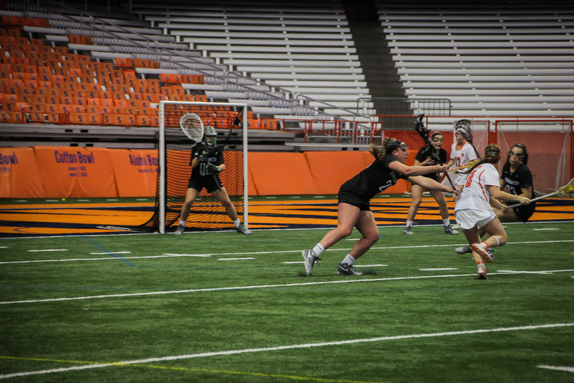 Kelzi Van Atta scored three goals and Mary Rahal two. 