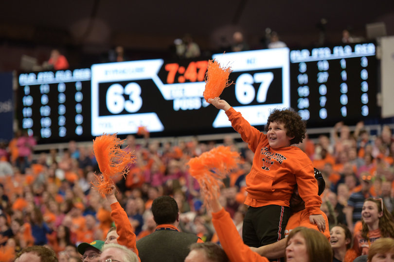 Fans of all ages packed the Dome to watch the nationally televised event. 