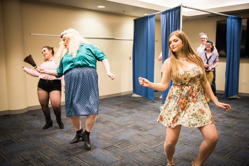 Lizanga stole the show with a musical-theater-themed set that included music from "Hairspray."
