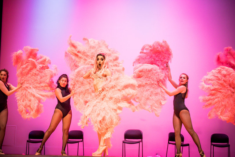 This is the 15th time Pride Union has organized the Annual Drag Show.